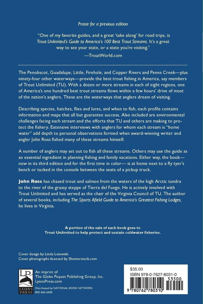 Weitere Ansicht: Trout Unlimited's Guide to America's 100 Best Trout Streams | John E Ross