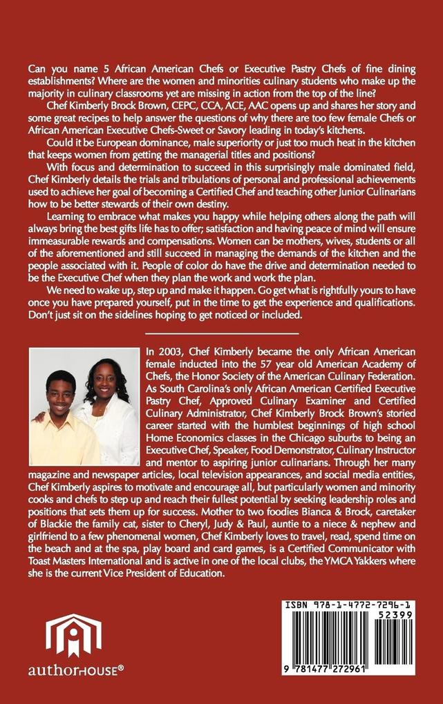 Weitere Ansicht: Here I Am! | Chef Kimberly Brock Brown Cepc Cca Ace