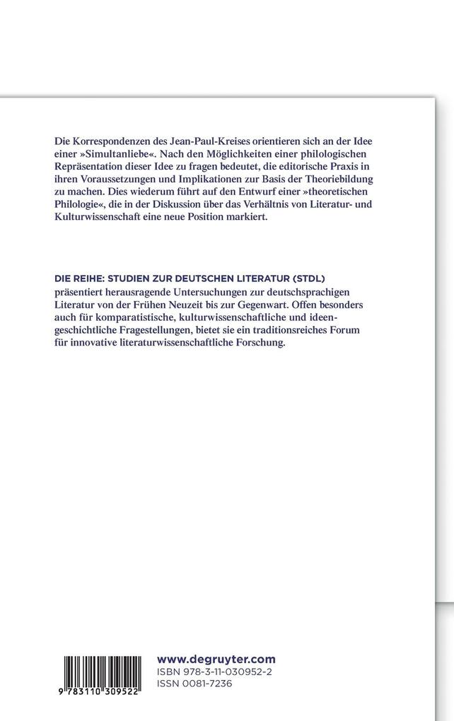 Weitere Ansicht: Philologie der Intimität | Jörg Paulus