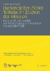 Produktbild: Humanität beruflicher Teilhabe im Zeichen der Inklusion | Vanessa Kubek