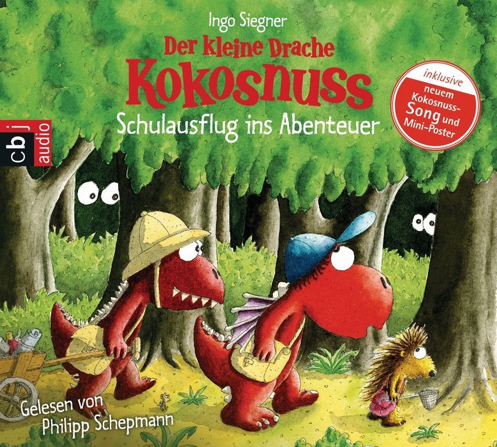 Produktbild: Der kleine Drache Kokosnuss - Schulausflug ins Abenteuer, 1 Audio-CD | Ingo Siegner