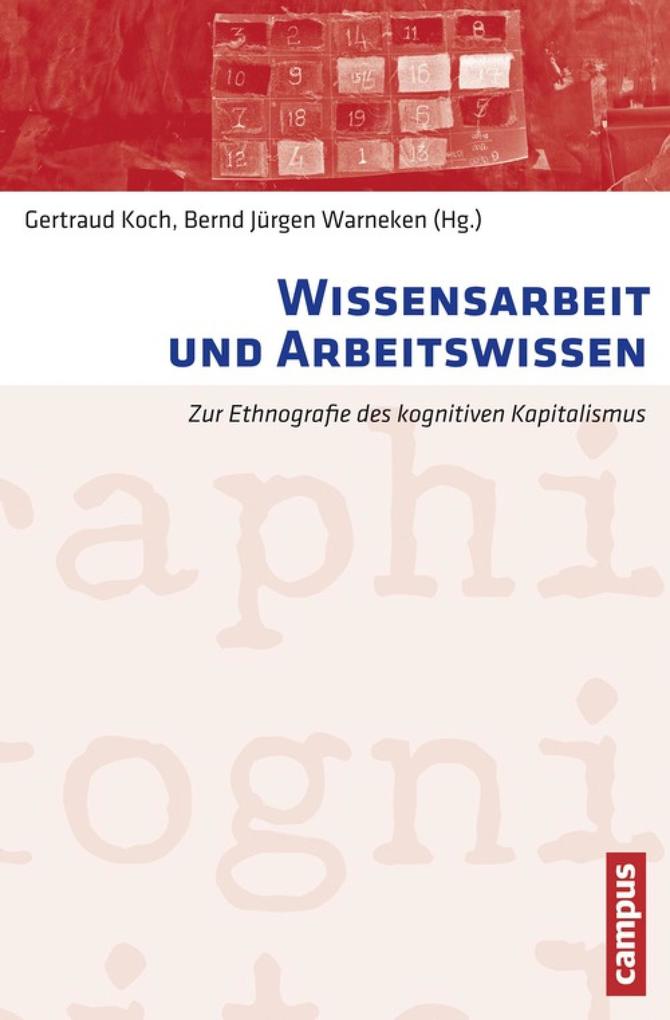 Produktbild: Wissensarbeit und Arbeitswissen