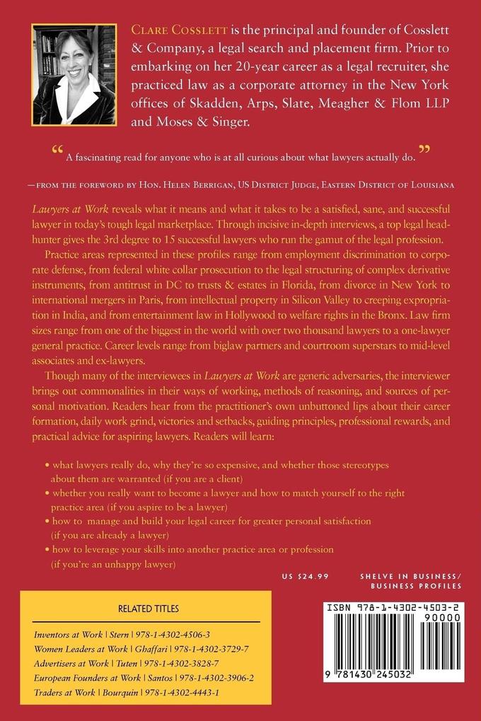 Weitere Ansicht: Lawyers at Work | Clare Cosslett