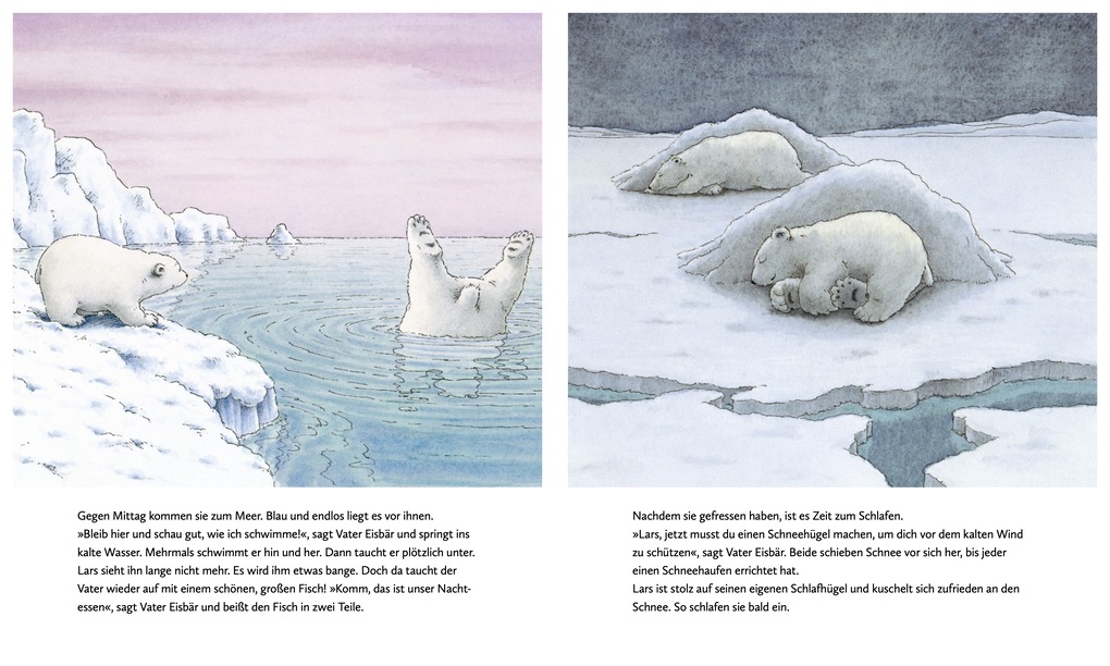 Weitere Ansicht: Kleiner Eisbär - Wohin fährst du, Lars? | Hans de Beer