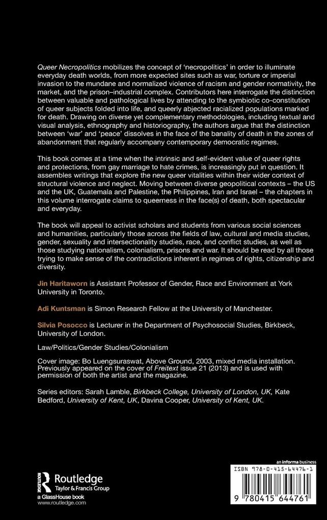 Weitere Ansicht: Queer Necropolitics