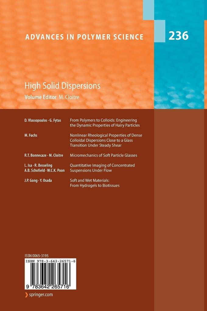 Weitere Ansicht: High Solid Dispersions