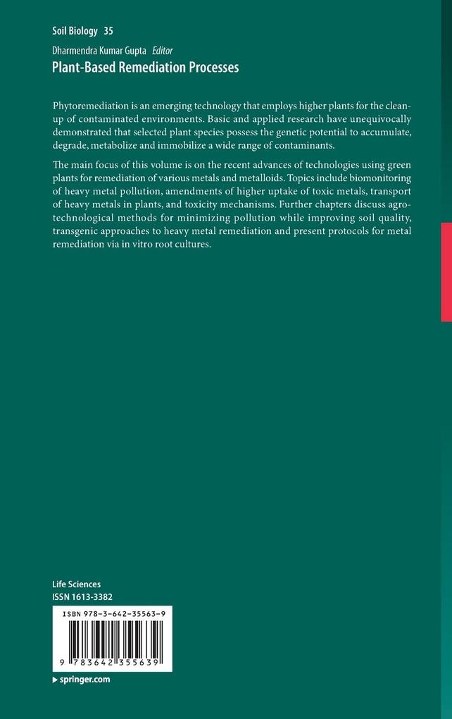 Weitere Ansicht: Plant-Based Remediation Processes