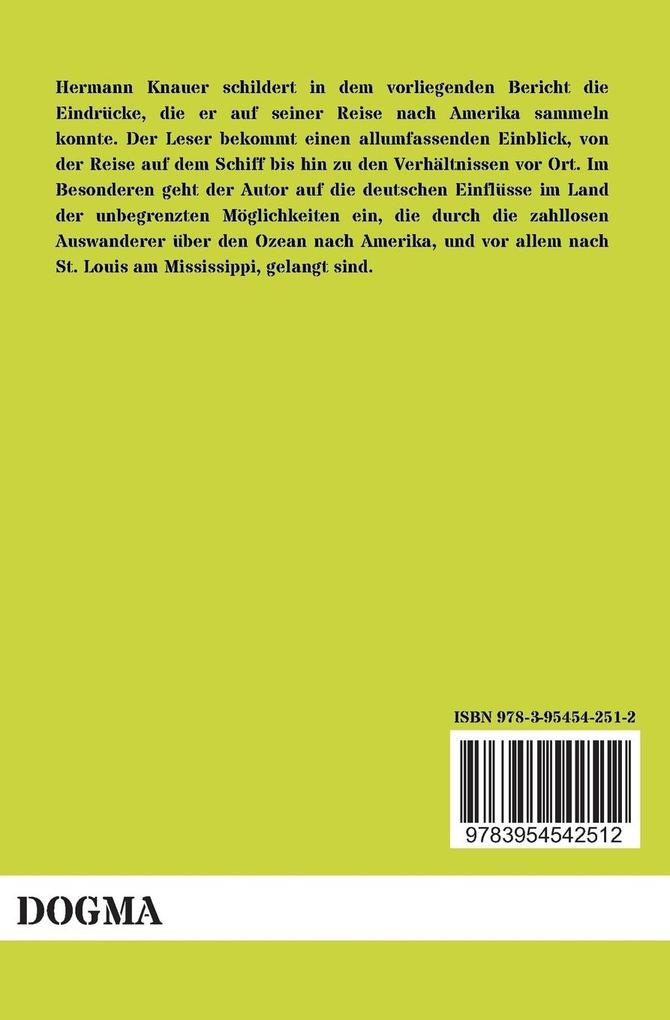 Weitere Ansicht: Deutschland am Mississippi | Hermann Knauer