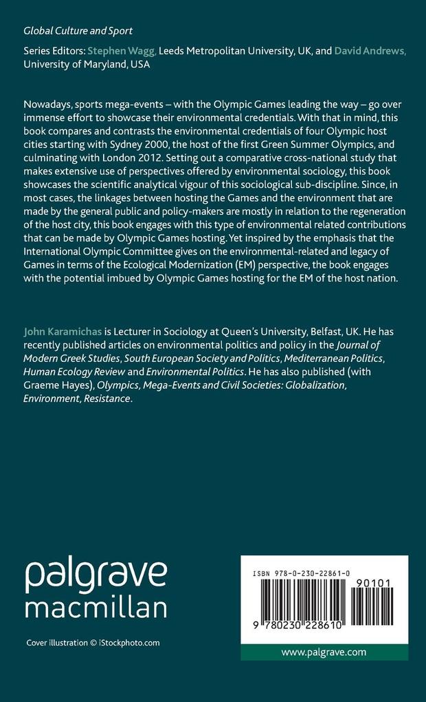 Weitere Ansicht: The Olympic Games and the Environment | J. Karamichas