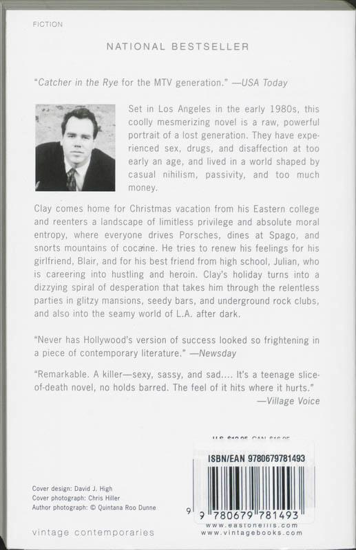 Weitere Ansicht: Less Than Zero | Bret Easton Ellis