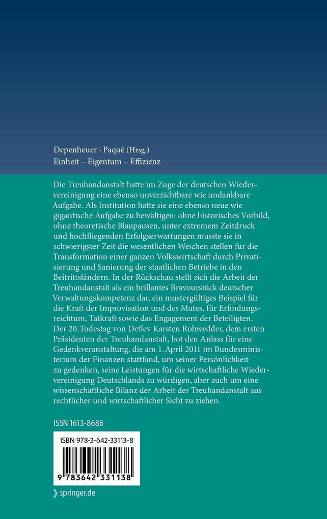 Weitere Ansicht: Einheit - Eigentum - Effizienz