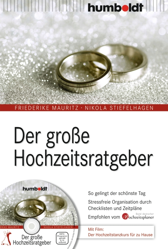 Produktbild: Der große Hochzeitsratgeber, m. DVD | Friederike Mauritz, Nikola Stiefelhagen