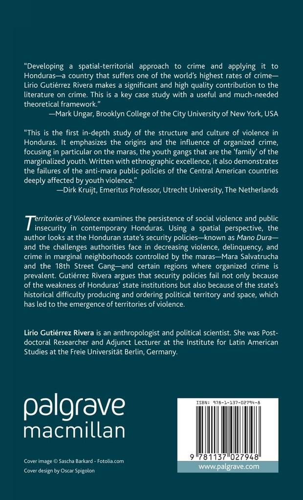 Weitere Ansicht: Territories of Violence | Kenneth A Loparo, Lirio Gutiérrez Rivera, Lirio Rivera