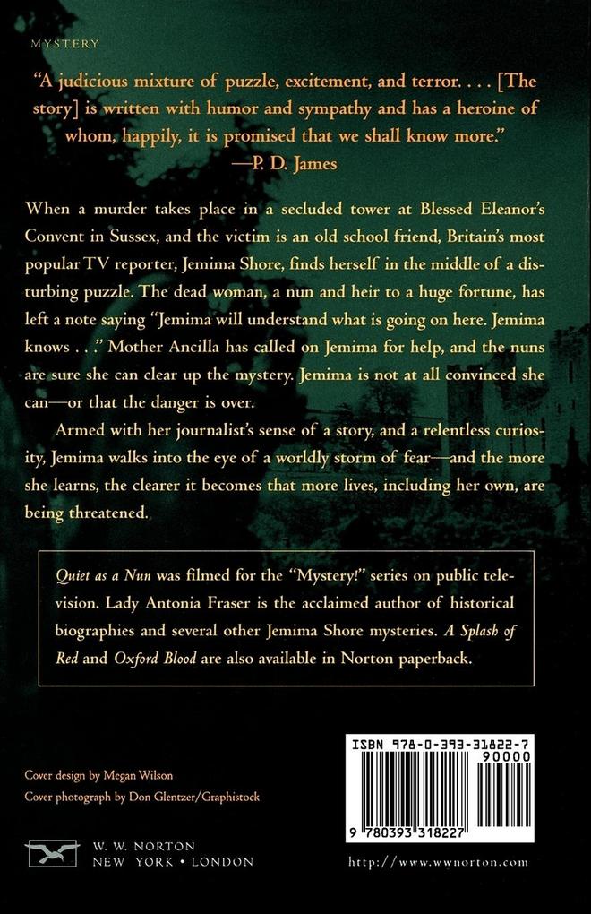 Weitere Ansicht: Quiet as a Nun | Antonia Fraser