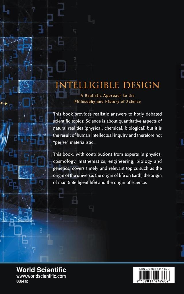 Weitere Ansicht: INTELLIGIBLE DESIGN - A REALIS APPRH TO PHILOSO & HIST SCI | Gonzalo Julio A