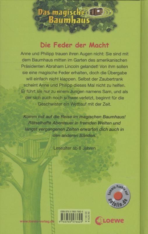Weitere Ansicht: Das magische Baumhaus 45. Die Feder der Macht | Mary Pope Osborne