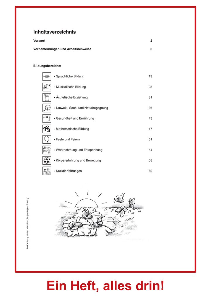 Weitere Ansicht: Kita aktiv Projektmappe Frühling | Jenny Hütter