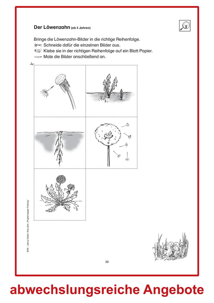 Weitere Ansicht: Kita aktiv Projektmappe Frühling | Jenny Hütter