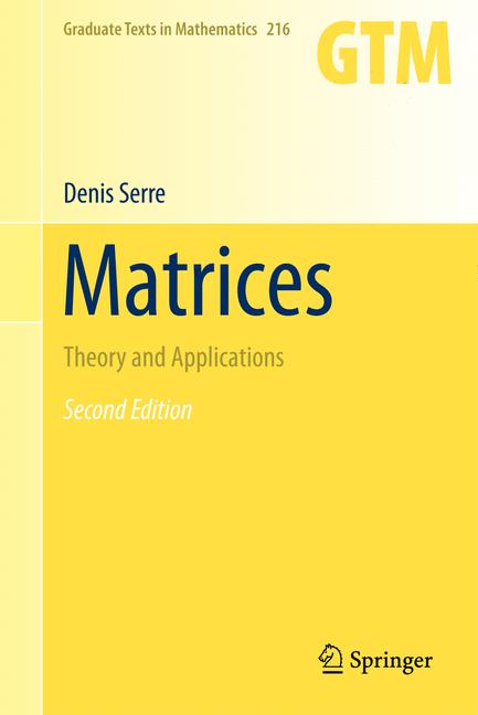 Weitere Ansicht: Matrices | Denis Serre