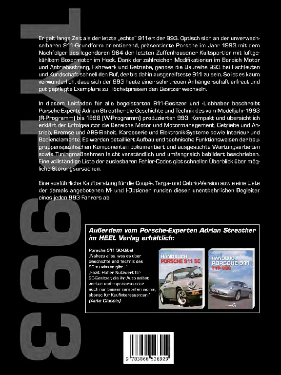 Weitere Ansicht: Handbuch 911 Typ 993 | Adrian Streather