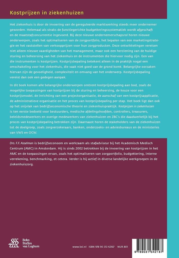 Weitere Ansicht: Kostprijzen In Ziekenhuizen | F.F. Asselman