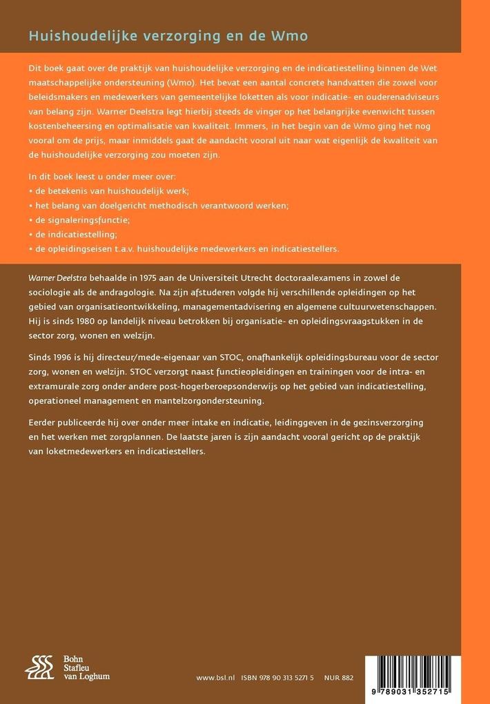 Weitere Ansicht: Huishoudelijke Verzorging En de Wmo | W. F. Deelstra