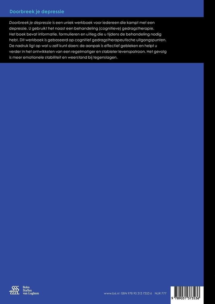 Weitere Ansicht: Doorbreek Je Depressie | P. J. Molenaar, F.J. Henk Don, Frank Sterk