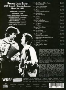 Weitere Ansicht: Live At Rockpalast (Cologne 1980) | Ronnie Band Lane