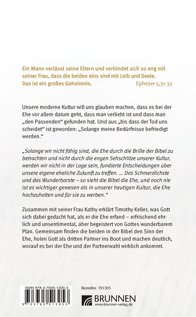 Weitere Ansicht: Ehe | Timothy Keller, Kathy Keller