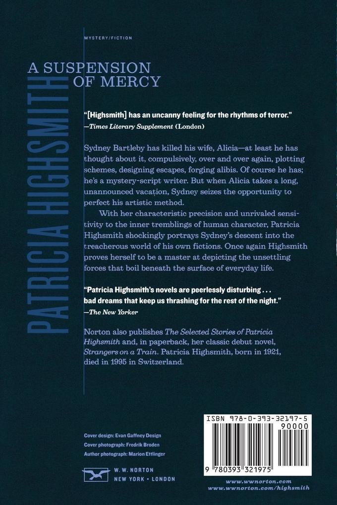 Weitere Ansicht: A Suspension of Mercy | Patricia Highsmith