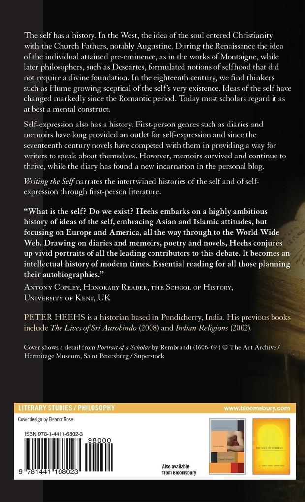 Weitere Ansicht: Writing the Self | Peter Heehs