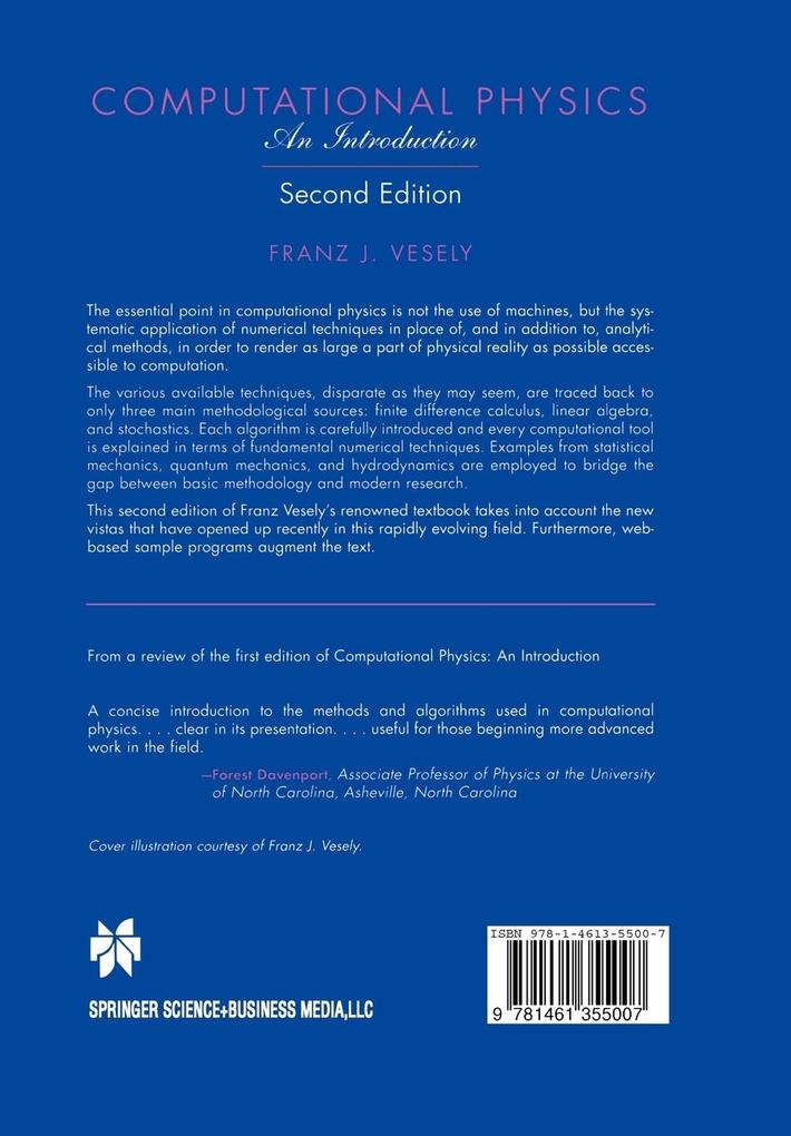 Weitere Ansicht: Computational Physics | Franz J. Vesely