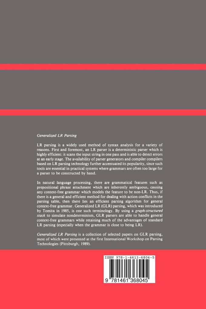 Weitere Ansicht: Generalized LR Parsing