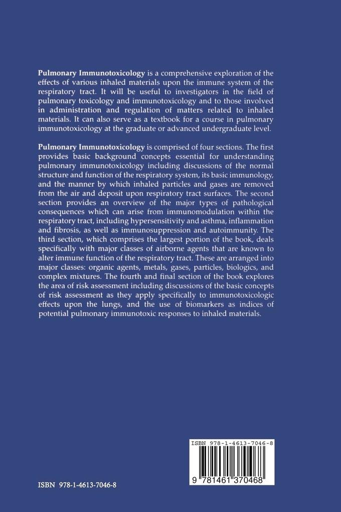 Weitere Ansicht: Pulmonary Immunotoxicology