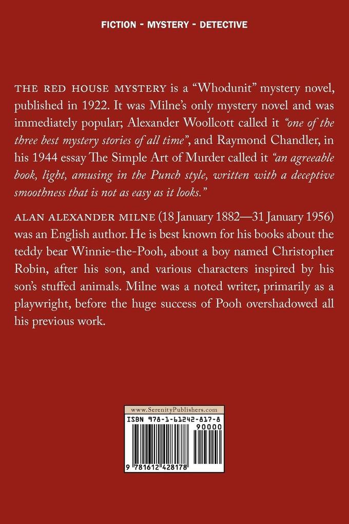 Weitere Ansicht: The Red House Mystery (Large Print Edition) | A. A. Milne