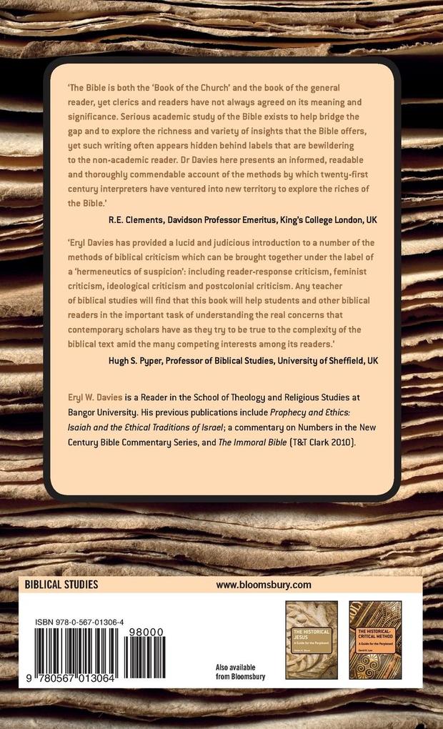 Weitere Ansicht: Biblical Criticism | Eryl W. Davies