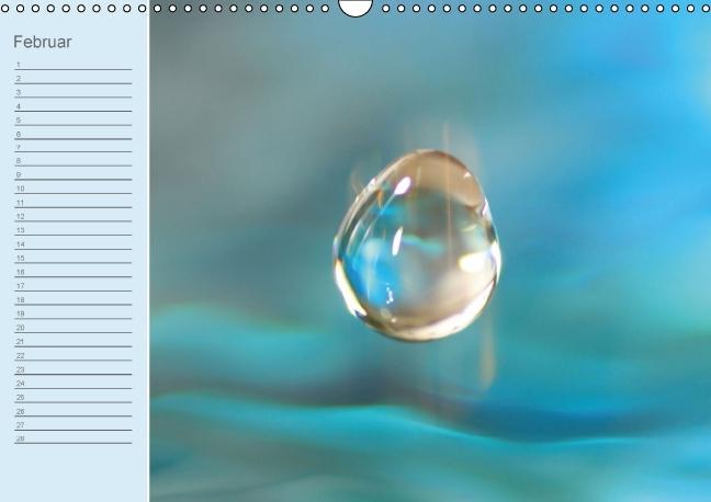 Weitere Ansicht: Geburtstagskalender "Wasser-Spiele" (Wandkalender immerwährend DIN A3 quer) | Sigrid Schiller-Bauer