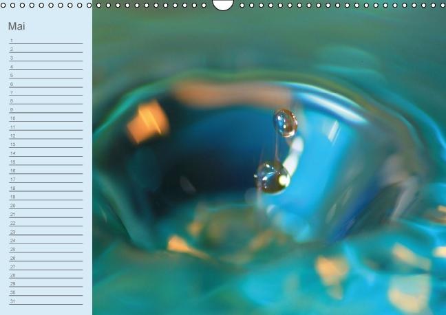 Weitere Ansicht: Geburtstagskalender "Wasser-Spiele" (Wandkalender immerwährend DIN A3 quer) | Sigrid Schiller-Bauer