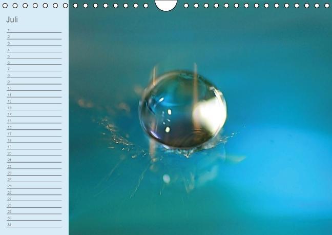 Weitere Ansicht: Geburtstagskalender "Wasser-Spiele" (Wandkalender immerwährend DIN A4 quer) | Sigrid Schiller-Bauer