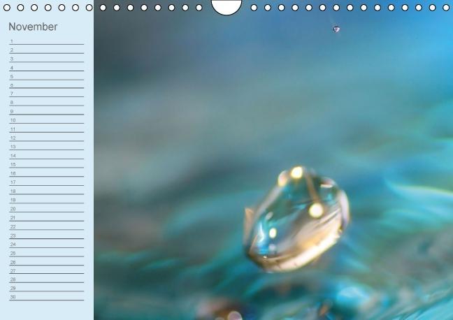 Weitere Ansicht: Geburtstagskalender "Wasser-Spiele" (Wandkalender immerwährend DIN A4 quer) | Sigrid Schiller-Bauer