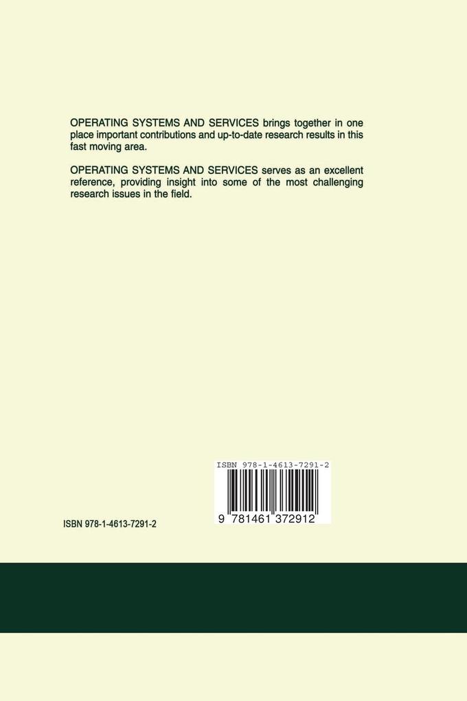 Weitere Ansicht: Operating Systems and Services