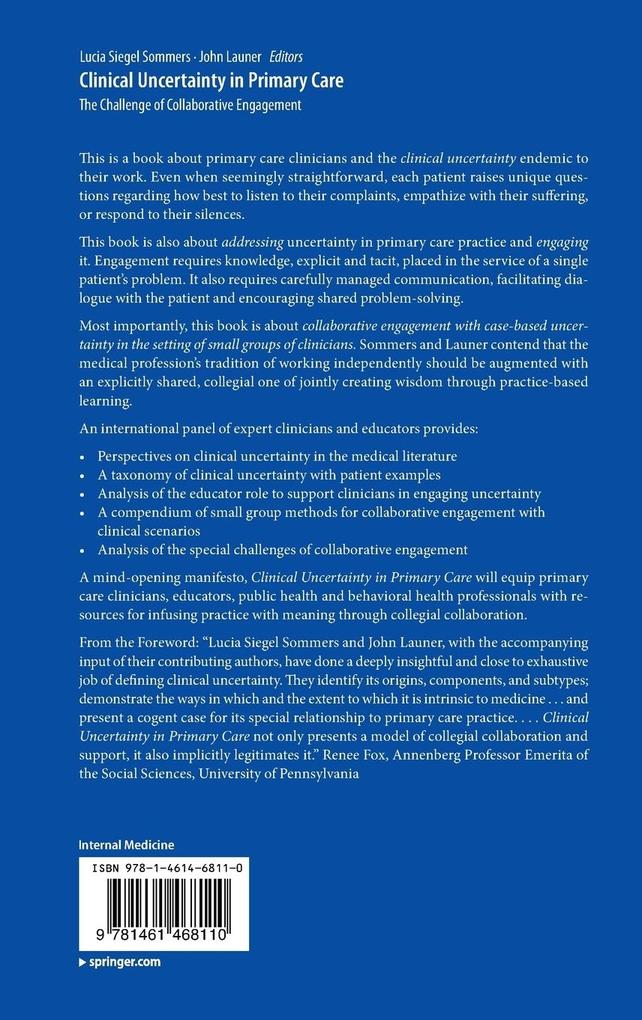 Weitere Ansicht: Clinical Uncertainty in Primary Care