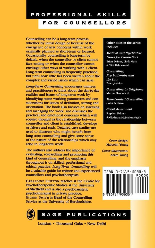Weitere Ansicht: Long-Term Counselling | Geraldine Shipton, Eileen Smith