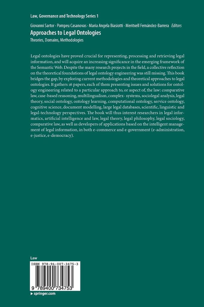 Weitere Ansicht: Approaches to Legal Ontologies