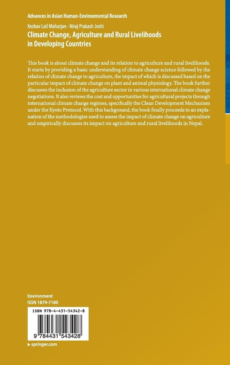Weitere Ansicht: Climate Change, Agriculture and Rural Livelihoods in Developing Countries | Keshav Lall Maharjan, Niraj Prakash Joshi