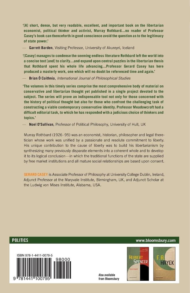 Weitere Ansicht: Murray Rothbard | Gerard Casey