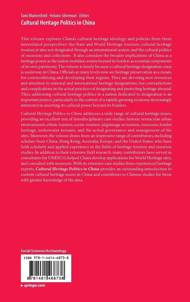 Weitere Ansicht: Cultural Heritage Politics in China