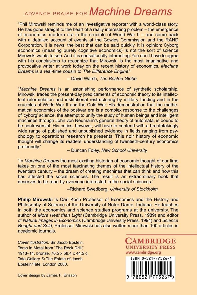 Weitere Ansicht: Machine Dreams | Philip Mirowski