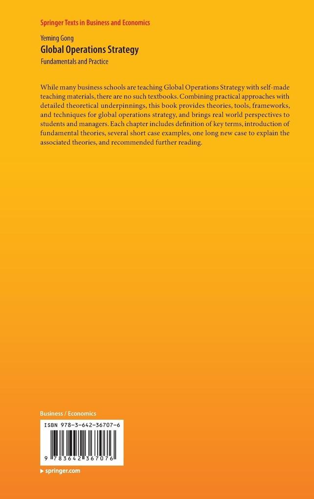 Weitere Ansicht: Global Operations Strategy | Yeming Gong