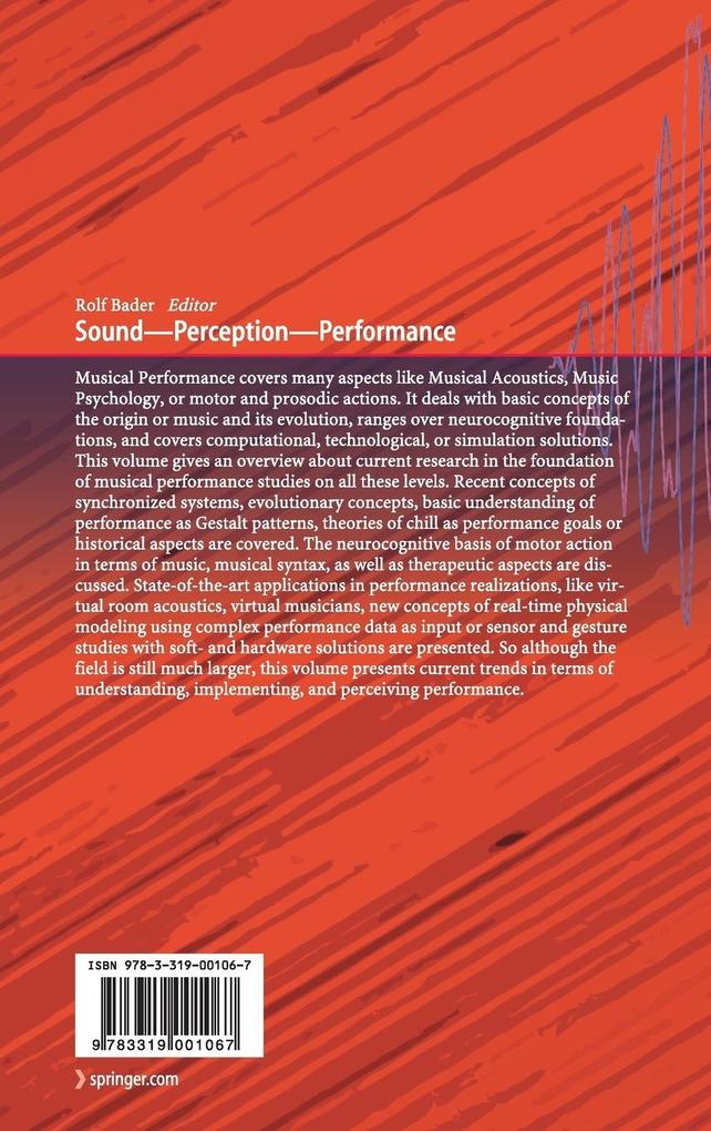 Weitere Ansicht: Sound - Perception - Performance